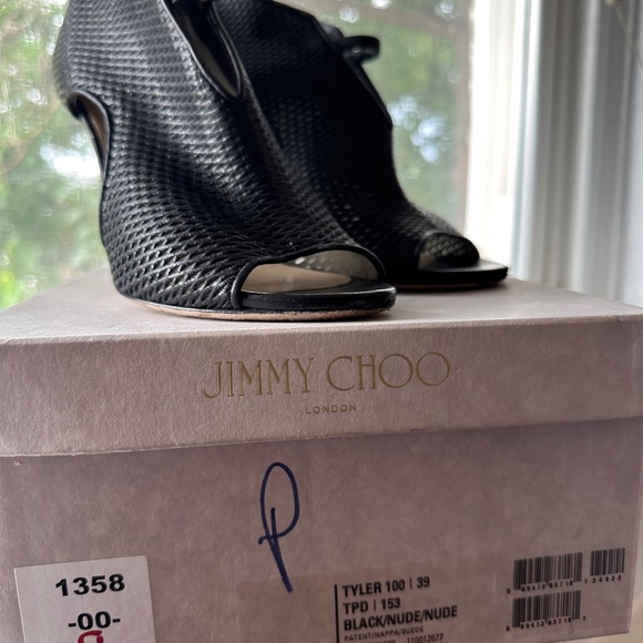 Jimmy Choo Black Tamale 100 Bootie - Picture 2 of 4